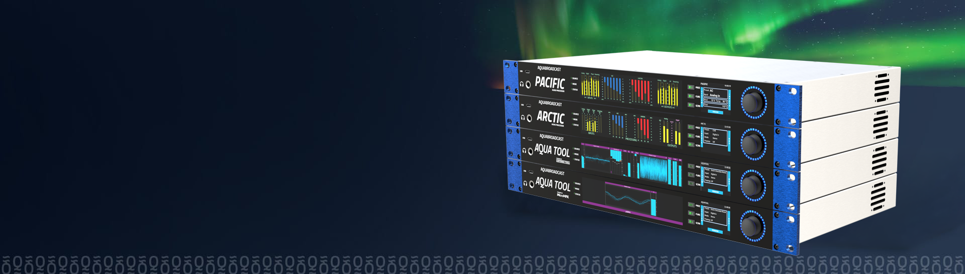 Gamma di processori audio Aqua Broadcast